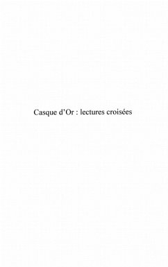 Casque d'or: lectures croises (eBook, ePUB)