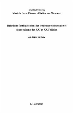 Relations familiales dans les litteratures francaise et fran (eBook, ePUB)