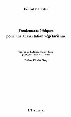 Fondements ethiques pour une alimentation vegetarienne (eBook, ePUB)
