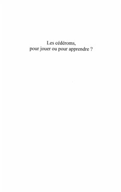 Cover Cederoms pour jouer ou pour apprendre le (eBook, ePUB)
