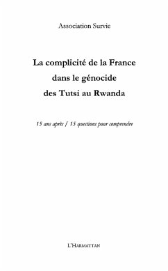 La complicite de la france dans le genocide des tutsi au rwa (eBook, ePUB)
