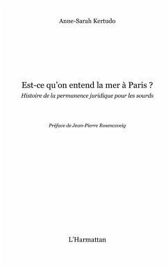 Est-ce qu'on entend la mer A paris ? - histoire de la perman (eBook, ePUB)