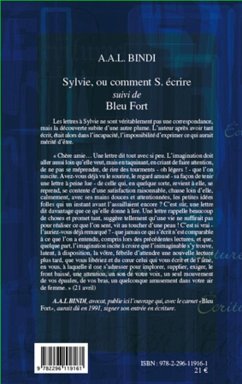 Sylvie, ou comment s. ecrire - suivi de bleu fort (eBook, ePUB) - A. A. L. Bindi, A. A. L. Bindi