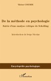 De la methode en psychologie - suivie d'une analyse critique (eBook, ePUB)
