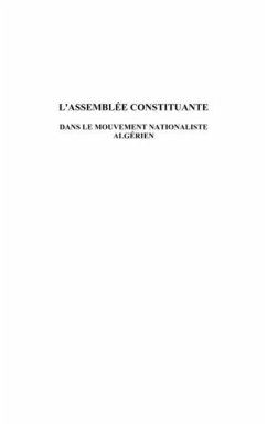 L'Assemblee constituante dans le mouvement nationaliste algerien (eBook, PDF)