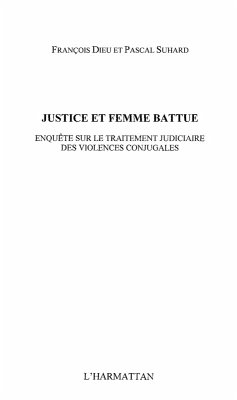 Justice et femme battue - enquete sur le traitement judiciai (eBook, ePUB)