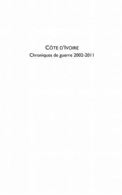 Cover Cote d'Ivoire chroniques de guerre 2002-2011 (eBook, PDF)