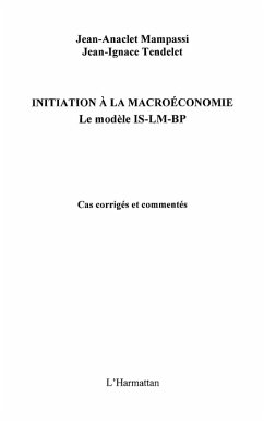 Cover Initiation A la macroeconomie - le modele is-lm-bp - cas cor (eBook, ePUB)
