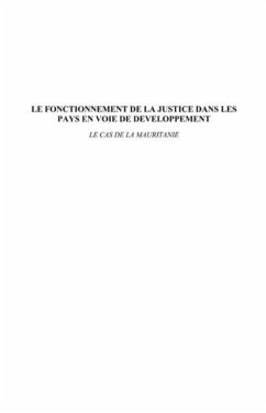 Le fonctionnement de la justice dans les (eBook, PDF)