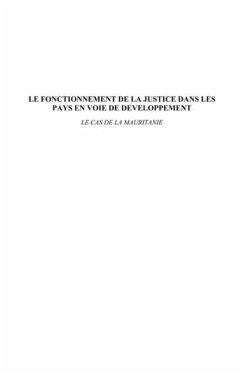 Cover Le fonctionnement de la justice dans les (eBook, PDF)