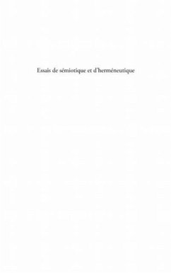 Cover Essais de semiotique et d'hermeneutique (eBook, PDF)