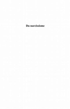 Cover Du narcissisme (eBook, PDF)