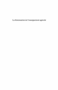 La feminisation de l'enseignement agricole (eBook, PDF)