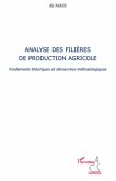 Analyse des filieres de production agricole (eBook, ePUB)