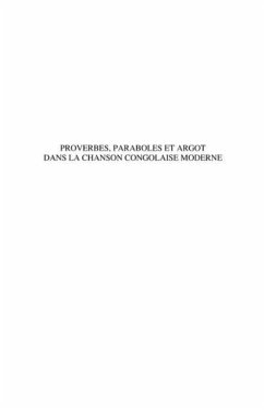 Proverbes, paraboles et argot dans la chanson congolaise mod (eBook, PDF)