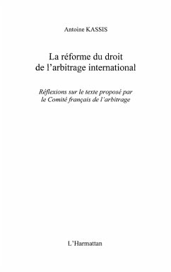 La reforme du droit de l'arbitrage international (eBook, ePUB)