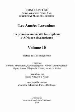 Les annees lovanium (tome 1) - la premiere universite franco (eBook, ePUB) - Congo Meuse