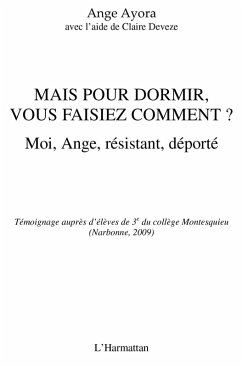Cover Mais pour dormir, vous faisiezcomment ? (eBook, ePUB)