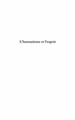 Cover Humanisme et l'espoir L' (eBook, PDF)