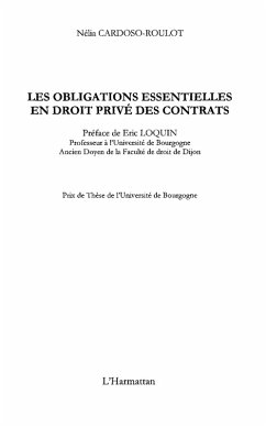 Les obligations essentielles en droit prive des contrats (eBook, ePUB)