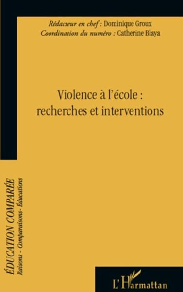 Violence A l'ecole : recherches et interventions (eBook, ePUB)