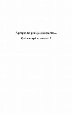 Cover propos des pratiques soignantes... - q (eBook, PDF)