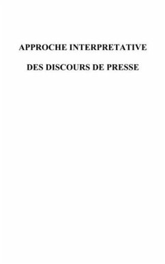 Approche interpretative des discours de presse (eBook, PDF)