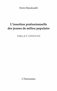 L'insertion professionnelle des jeunes de milieu populaire (eBook, PDF) - Doris Mandouele
