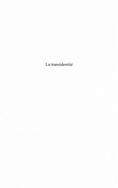 Cover La transidentite - de l'espace mediatique a l'espace public (eBook, ePUB)