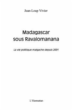 Madagascar sous ravalomanana (eBook, ePUB)