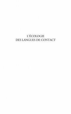 Ecologie des langues de contact L' (eBook, PDF)
