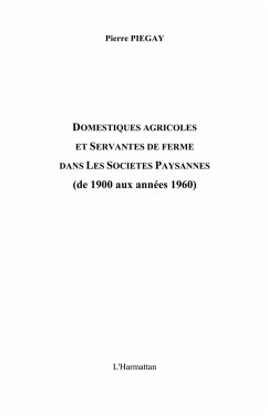 Domestiques agricoles et servantes de fe (eBook, ePUB)