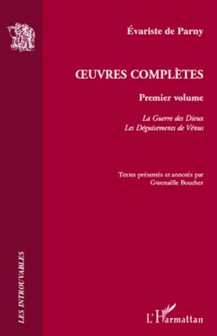 Oeuvres completes 1 (eBook, ePUB) - Evariste de Parny, Evariste de Parny