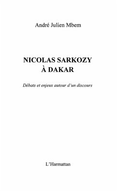 Cover Nicolas Sarkosy a Dakar (eBook, ePUB)