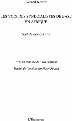 Voix des syndicalistes de baseen afriqu (eBook, ePUB)