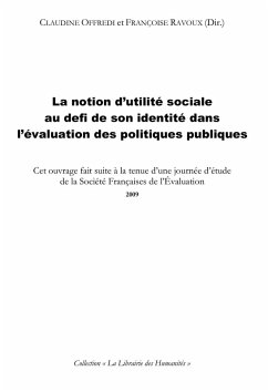 La notion d'utilite sociale au defi de son identite - dans l (eBook, ePUB)