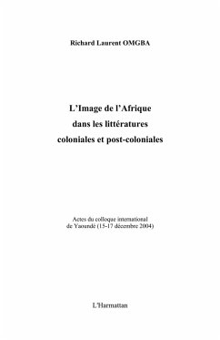 Image Afrique dans litt. colon. post-col (eBook, ePUB)