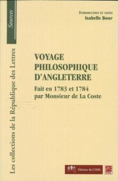 Cover Voyage philosophique d'Angleterre (eBook, PDF)