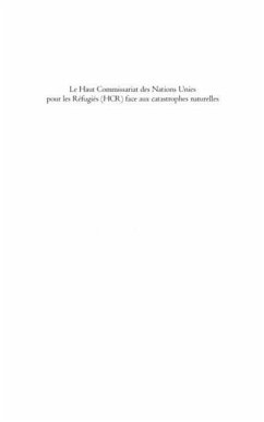 Le haut commissariat des nations unies pour les refugies (eBook, PDF)