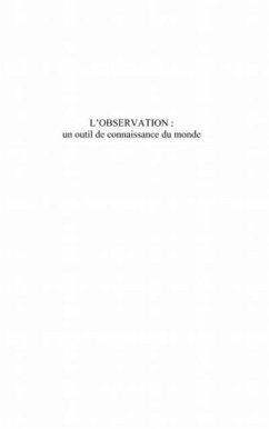L'observation : un outil de connaissance du monde (eBook, PDF)