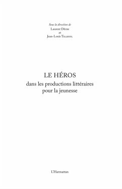 Le Heros dans les productions litteraires pour la jeunesse (eBook, ePUB)