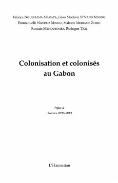 Cover Colonisation et colonises au Gabon (eBook, ePUB)