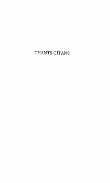 CHANTS GITANS (eBook, PDF) CHANTS GITANS (eBook, PDF)