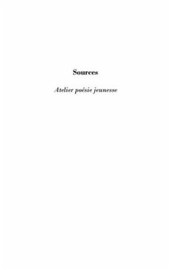 Sources - atelier poesie jeunesse (eBook, PDF)