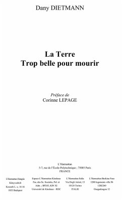 Cover Terre trop belle pour mourirla (eBook, ePUB)