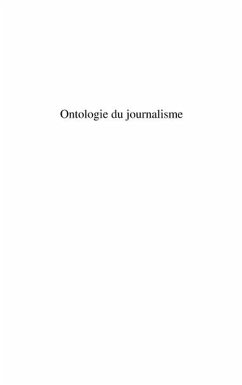 Ontologie du journalisme (eBook, ePUB)
