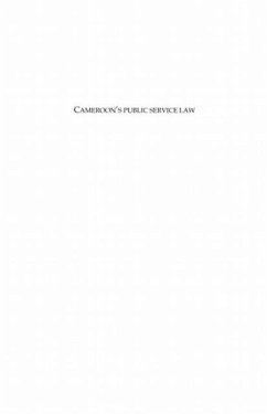 Cameroon's public service law (eBook, PDF)
