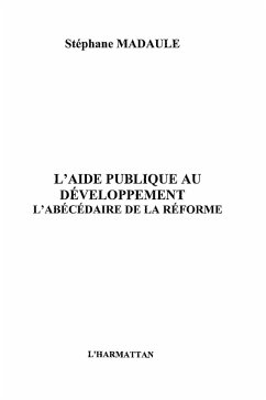 Cover L'aide publique au developpement - l'abecedaire de la reform (eBook, ePUB)