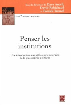 Cover Penser les institutions (eBook, PDF)