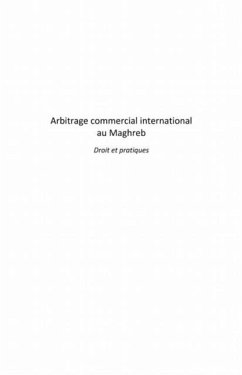 Arbitrage commercial international au ma (eBook, PDF)